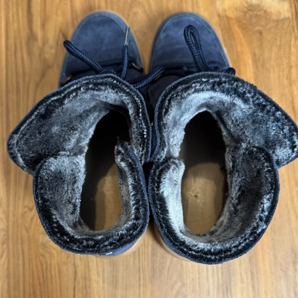 Suede Winter Boots Women’s 37 (US 6) Joules Charlton Boots Fold-Over Faux Fur